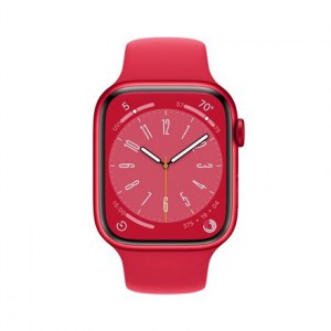 Apple Watch | Series 8 (GPS + Cellular) | Smart watch | Aerospace-grade aluminium alloy | 45 mm | Red | Apple Pay | 4G | Water-r